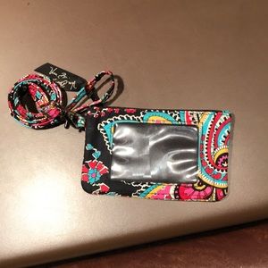 Vera Bradley ID Wallet + Lanyard